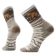 Smartwool Hike Targeted Cushion Bear Stripe Mid Crew Socks - Men's Ash Extra Large
