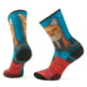 Smartwool Hike Targeted Cushion Geo Fox Print Crew Socks - Women's Capri Large