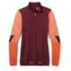 Smartwool Intraknit Thermal Merino Base Layer Colorblock 1/4 Zip - Women's K17 Black Cherry Large