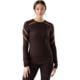 Smartwool Intraknit Thermal Merino Base Layer Crew - Women's Mink/Terracotta Large