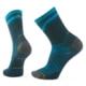 Smartwool Run Zero Cushion Pattern Mid Crew Socks - Men's Twilight Blue Extra Large