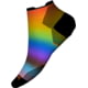 Smartwool Run Zero Cushion Pride Rainbow Print Low Ankle Socks Multi Color Medium