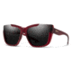 Smith Dreamline Sunglasses - Womens, Matte Crystal Deep Maroon Frame, Chromapop Black Lens, 201271LPA621C