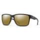 Smith Emerge Sunglasses Matte Black Frame ChromaPop Polarized Bronze Mirror Lens