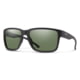 Smith Emerge Sunglasses Matte Black Frame ChromaPop Polarized Gray Green Lens