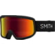 Smith Frontier Low Bridge Fit Googles Red Sol-X Mirror Black
