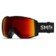 Smith I/O Goggles Black Chromapop Sun Red Mirror
