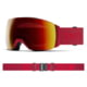 Smith I/O Mag XL Goggles ChromaPop Sun Red Mirror Lens Crimson