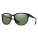 Smith Lake Shasta Sunglasses Matte Black Frame ChromaPop Polarized Grey Green Lens