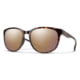 Smith Lake Shasta Sunglasses Tortoise Frame ChromaPop Polarized Rose Gold Mirror Lens