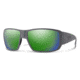 Smith Optics Guides Choice Sunglasses, ChromaPop Polarized Green Mirror Lens, Natte Cement Frame, 204947FRE62UI