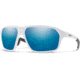 Smith Pathway Sunglasses - Mens, Matte White Frame, Blue Mirror Lenses, Matte White, 2029846HT62QG