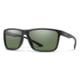Smith Optics Riptide Sunglasses Matte Black Frame ChromaPop Polarized Gray Green Lens