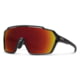Smith Shift MAG Sunglasses Black Frame ChromaPop Red Mirror Lens