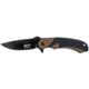 Smith & Wesson Ultra Glide Folding Knives 3.5 in 8Cr13MoV Stainless Steel Drop Point Black/FDE Aluminum and Nylon