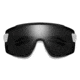 Smith Wildcat Sunglasses, White Frame, ChromaPop Black to Clear Lenses, 201516VK6991C