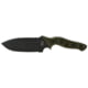Sniper Bladeworks MAMU Fixed Blade Knife 5.46in 420HC Steel Fixed Blade OD Green Handle Black