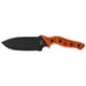 Sniper Bladeworks MAMU Fixed Blade Knife 5.46in 420HC Steel Fixed Blade Sniper Orange Handle Black