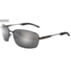 Spiderwire Waylay Sunglasses Titanium Silver Frame Silver Mirror Grey Base Lens