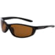 Spiderwire Web Spinner Sunglasses Black Frame Copper Lens