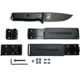 Steambow K1 Knife Dark Stonewashed Finish Black