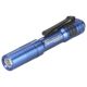 Streamlight MicroStream USB Rechargeable Bright Small LED Flashlight 250/50 Lumens w/ 5in USB Cord and Lanyard Clam Blue