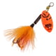 Strike King Bitsy Spinner Fishing Lure In-Line Spinner 1/16oz SZ 10 Hook Painted Blade Fire Craw