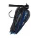 Strike King Tour Grade Football Jig Fishing Lure Skirted Football Jig Black and Blue 3/8oz