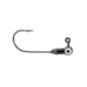 Strike King Mr. Crappie Sausage Head Jig Head 25 Pack Black 1/16oz