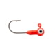 Strike King Mr. Crappie Sausage Head Jig Head 25 Pack Flo Red 1/16oz