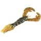 Strike King Rage Luau Craw Fishing Lure Skirted Soft Plastic Grub Craw Imitation High Claws and Skirt Patented Rage Flange 4in 7-Pack Bama Craw