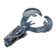 Strike King Rage Luau Craw Fishing Lure Skirted Soft Plastic Grub Craw Imitation High Claws and Skirt Patented Rage Flange 4in 7-Pack Black and Blue