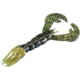 Strike King Rage Luau Craw Fishing Lure Skirted Soft Plastic Grub Craw Imitation High Claws and Skirt Patented Rage Flange 4in 7-Pack Okeechobee Craw