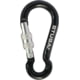 Stubai Screw Gate Minikarabiner Black