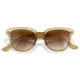 Sunski Miho Sunglasses Seaweed Frame Sepia Lens One Size