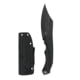 Takumitak Alert Fixed Blade Knife 5in D2 Clip Point G10 Handle Black Stonewash
