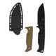 Takumitak Easy Night Fixed Blade Knife 4.25 in Blade 3cr13 Black