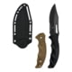 Takumitak Obsidian Fixed Blade Knife 4.25 in Blade 3cr13 Black