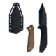 Takumitak Terminal Fixed Blade Knife 4 in Blade 3cr13 Black