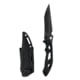 Takumitak Unhinged Fixed Blade Knife 5in D2 Drop Point Recurve G10 Handle Black Stonewash