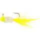 Team Crappie Slab Caller Jig 1/16 oz Chartreuse/White Perch 3/Pack