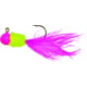 Team Crappie Slab Caller Jig 1/32 oz Pink/Chartreuse Dizzy Lizzy 3/Pack