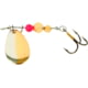 Thomas Fishing Lures Special Spinn In-Line Spinner 1in 1/10 oz Nickel/Gold