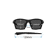 Tifosi Optics Kilo Sunglasses, Crystal Smoke Frame, Clarion Yellow/AC Red/Clear Interchangeable Lens, Medium/Large, 1700102827
