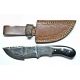 Titan Damascus Steel Fixed Blade Compact Tracker Knife 8in TD-085