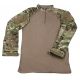 Tru-Spec 1/4 Zip Tactical Response Combat Shirt - Men's 50/50 Nylon/Cotton Rip-Stop MultiCam/Coyote Large Long 2541025