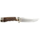 Uncle Henry 153UH Next Gen Golden Spike Fixed Blade Knife 4.75in 7Cr17Mov Stainless Steel Blade 4.5in Staglon Handle