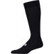 Under Armour Men's HG Boot OTC Socks Black/White 10-13 Large
