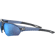 Under Armour Playmaker Sunglasses with Matte Blue Frame and Baseball Tuned Blue Mirror Lens, Medium, UA0001GS PJP-W1