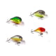 Vexan 4-Pack PHAT BOY 4 Crankbait Lures Orange/Gray/Yellow/Black 4 ft Variety #2 PB 4-PK 4'